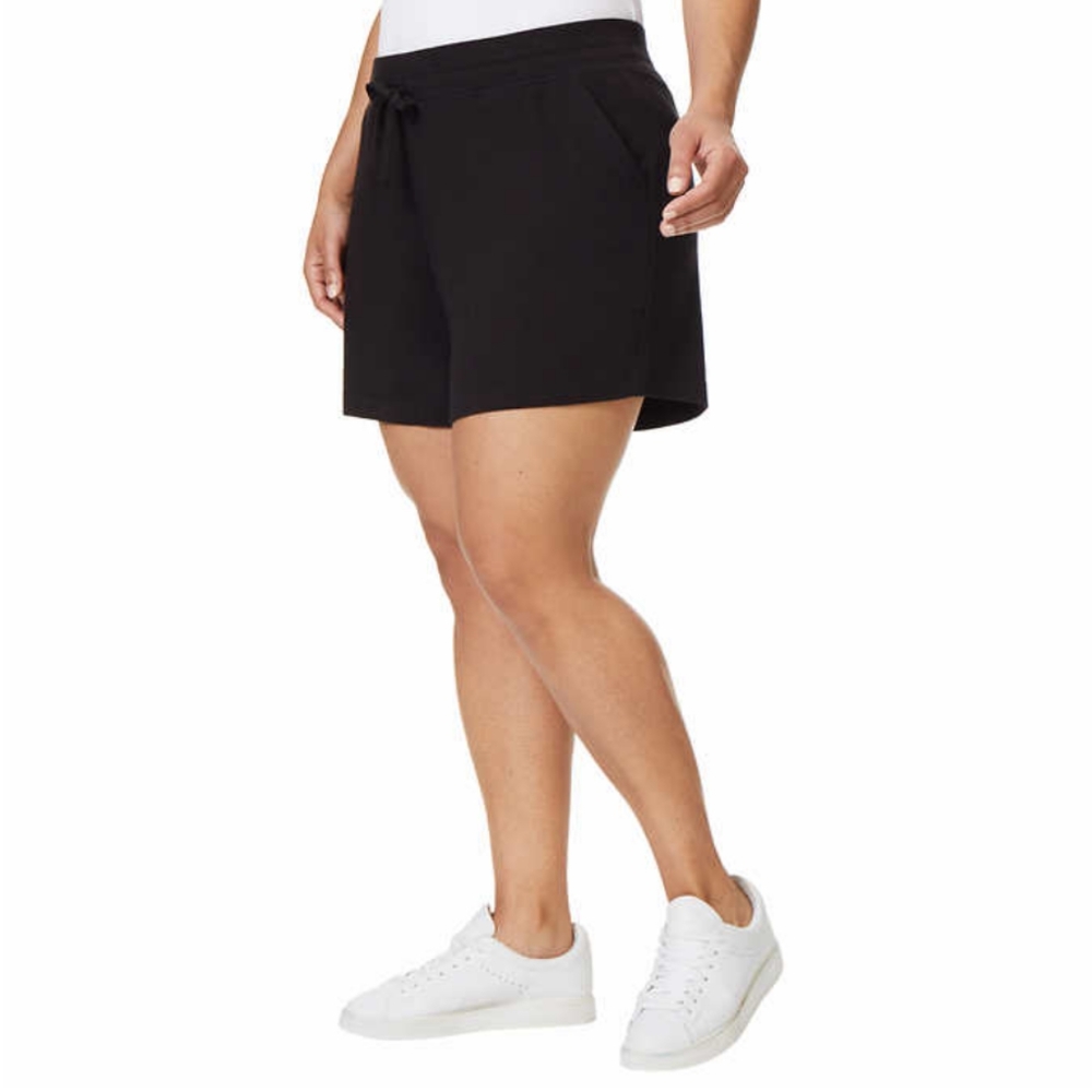XL-Black&Pink, 32 Degrees Ladies' 2-Pack Shorts - Picture 4 of 5